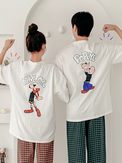 ♥세트할인♥ 천하무적 티셔츠(남여공용)- 누디몰